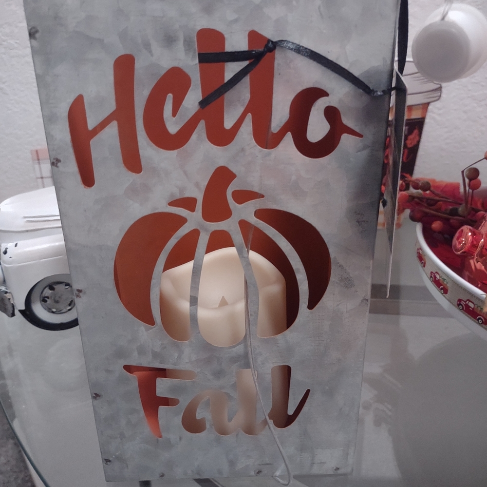 Hello Fall 🎃 lantern - Picture 10 of 10